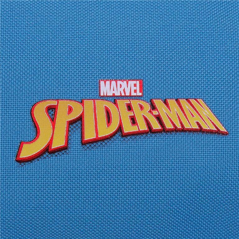 Estuche tres compartimentos Niño Marvel Spiderman vigilante  12 cm Azul