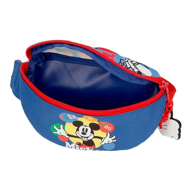 Riñonera Niño Disney Mickey Peek a Boo  11 cm Azul