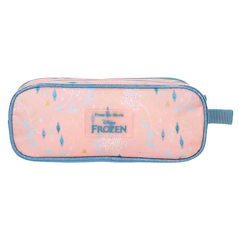 Estuche dos compartimentos Niña Disney Frozen Believe in the journey  9 cm Azul