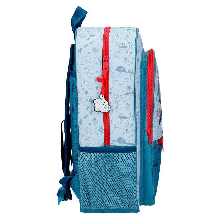 Mochila escolar Niño Disney Mickey Road Trip  38 cm Azul