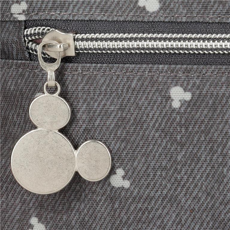 Estuche chica Disney Mickey studs 7cm negro 5/6