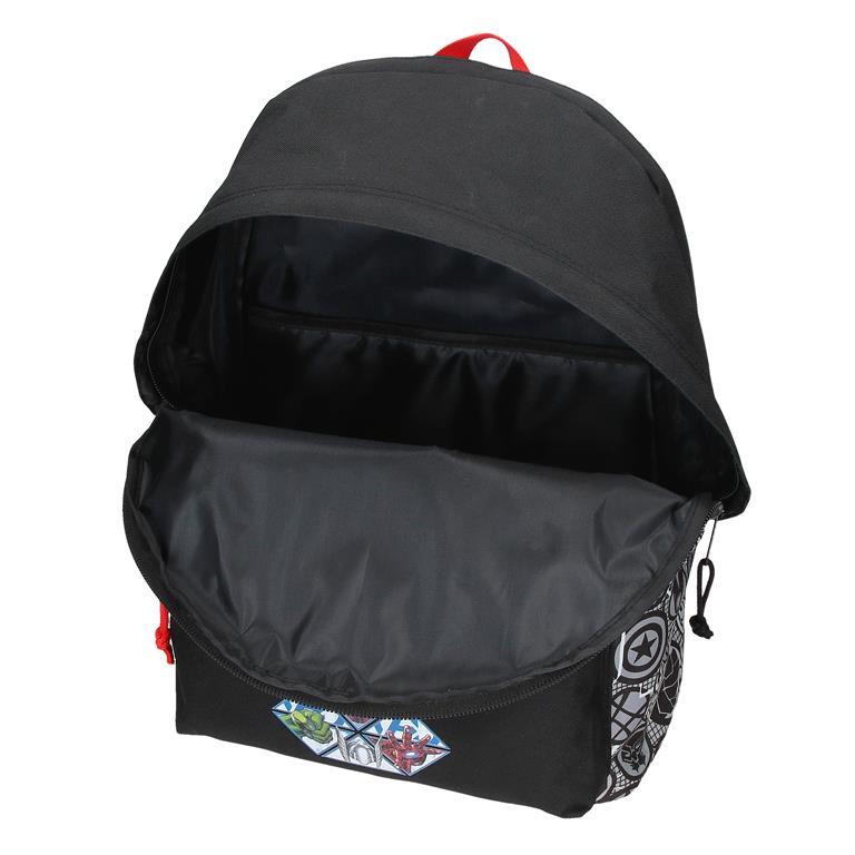 Mochila escolar Niño Marvel Heroes  44 cm Negro