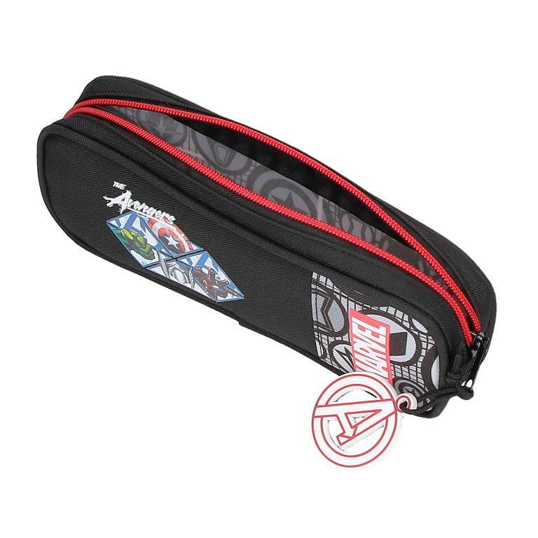 Estuche tres compartimentos Niño Marvel Heroes  7 cm Negro 4/6