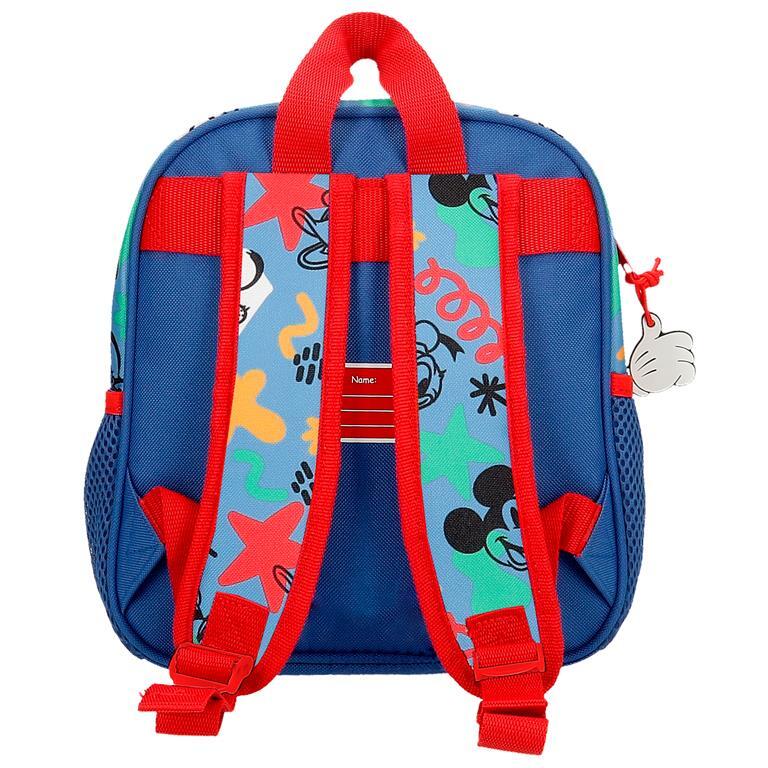 Mochila escolar Niño Disney Mickey Peek a Boo  25 cm Azul