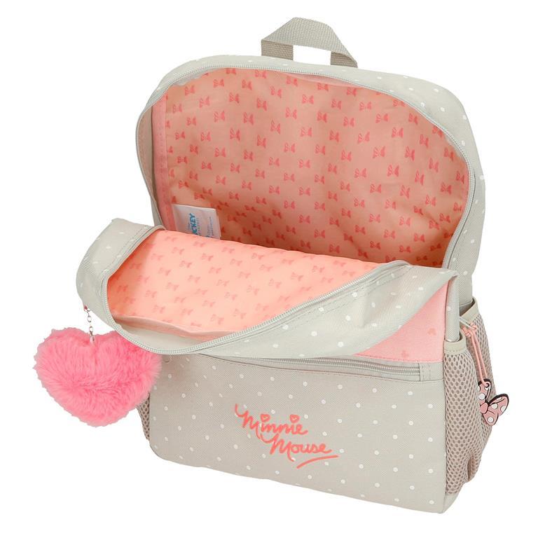 Sac à dos scolaire Fille Disney Minnie Wild nature avec chariot 33 cm Vert 4/6