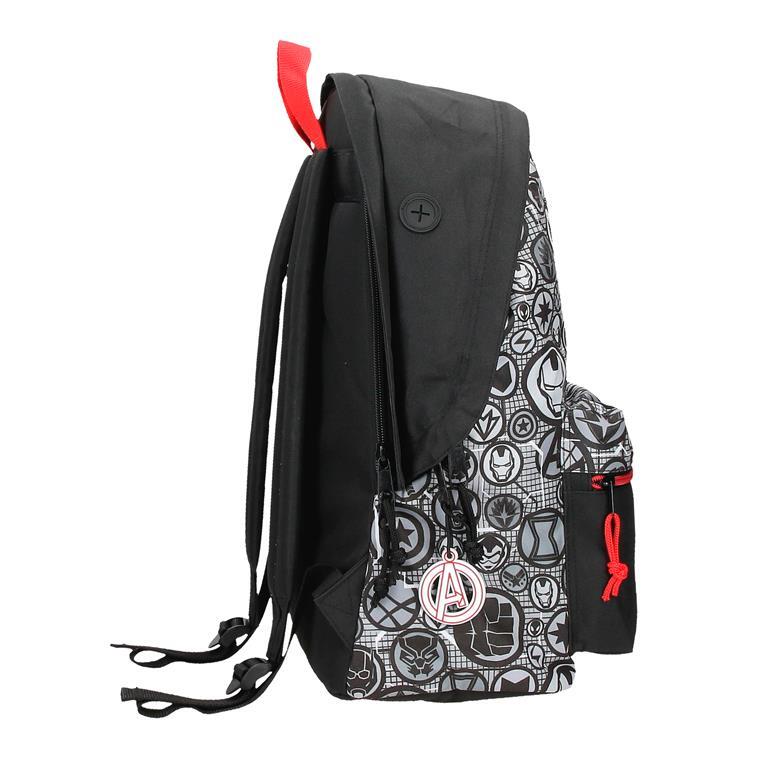 Mochila escolar Niño Marvel Heroes  44 cm Negro