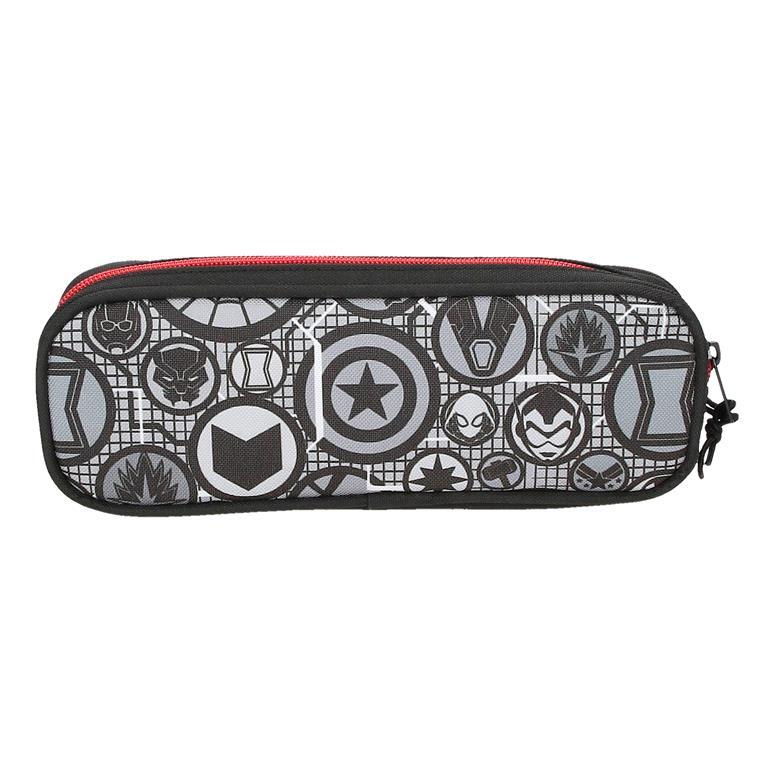 Estuche tres compartimentos Niño Marvel Heroes  7 cm Negro 3/6