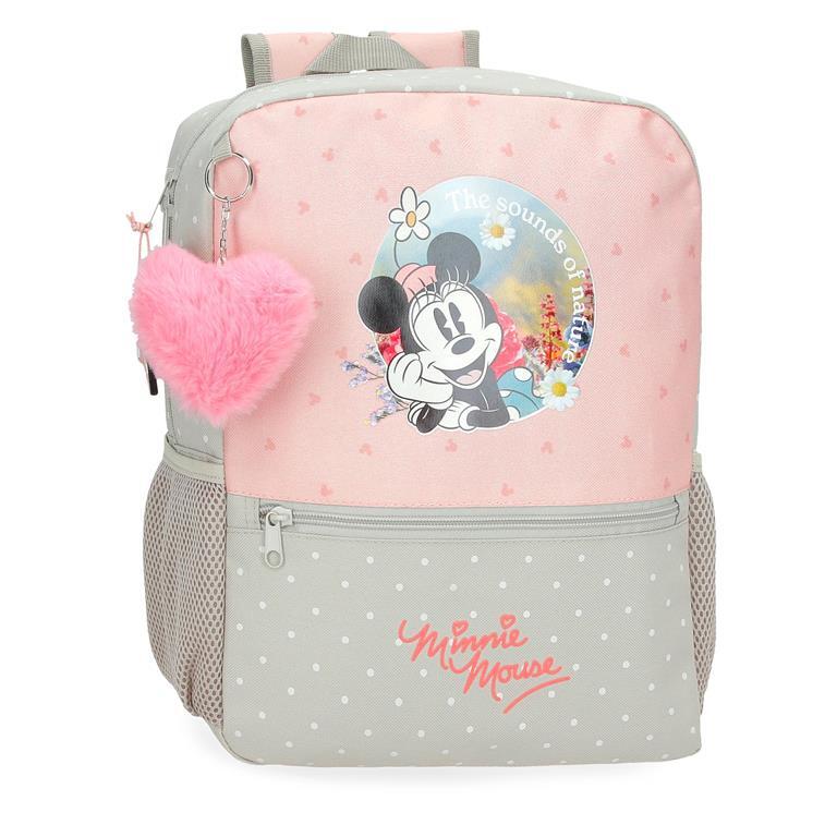 Mochila escolar Niña Disney Minnie Wild nature  33 cm Verde