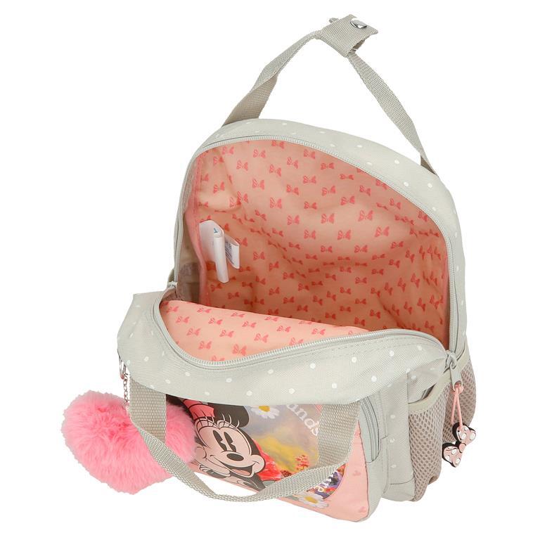 Mochila escolar Niña Disney Minnie Wild nature  28 cm Verde