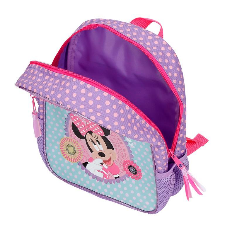 Mochila escolar Niña Disney Minnie Today is my day  28 cm Morado