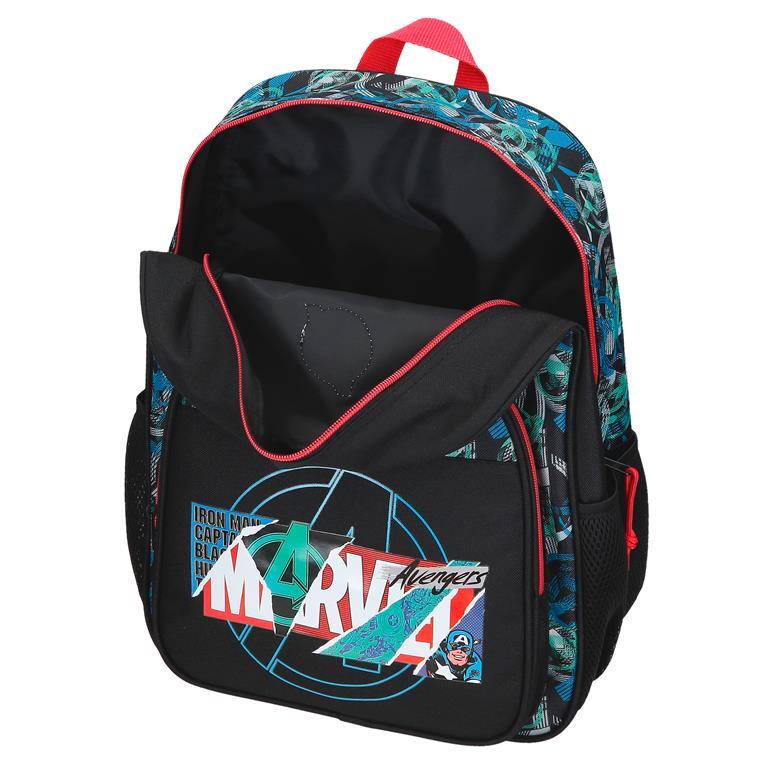 Mochila escolar Niño Marvel Shield  38 cm Negro