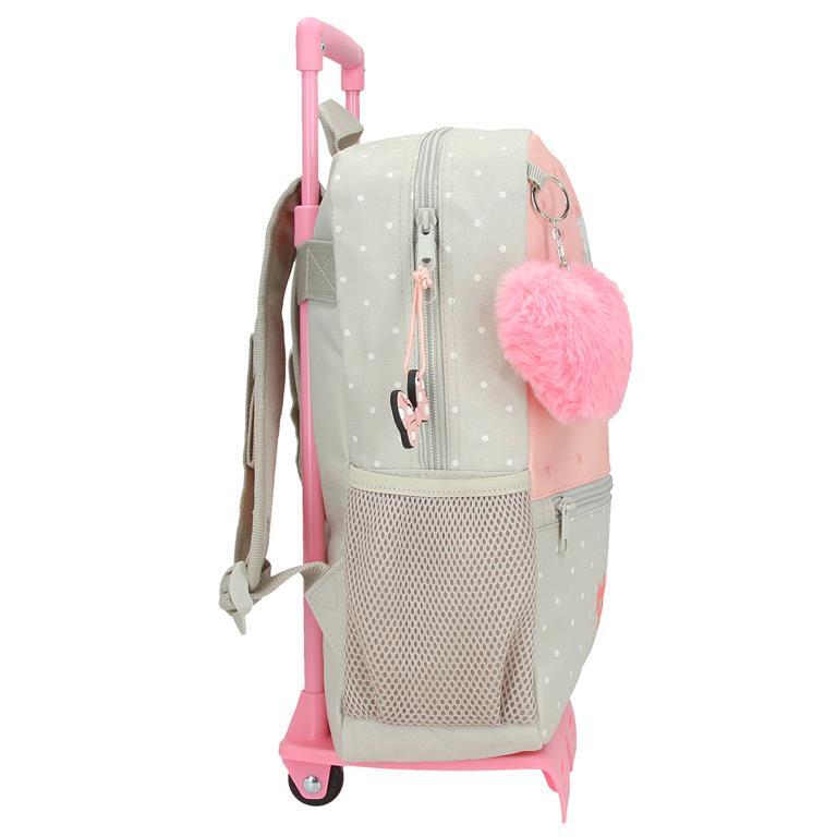 Sac à dos scolaire Fille Disney Minnie Wild nature avec chariot 33 cm Vert 2/6