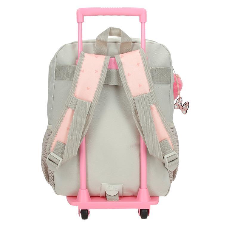 Sac à dos scolaire Fille Disney Minnie Wild nature avec chariot 33 cm Vert 3/6