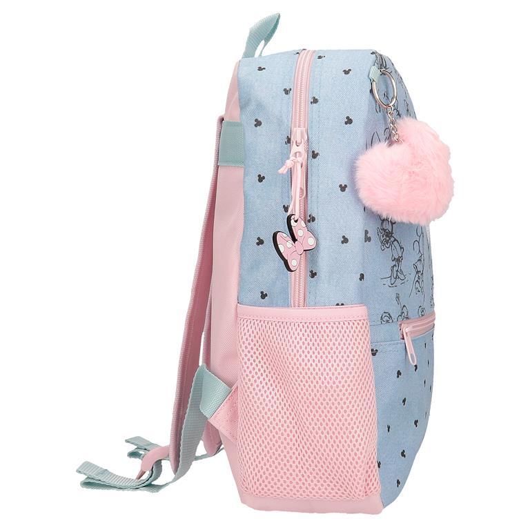 Mochila escolar Niña Disney Minnie American darling  38 cm Azul