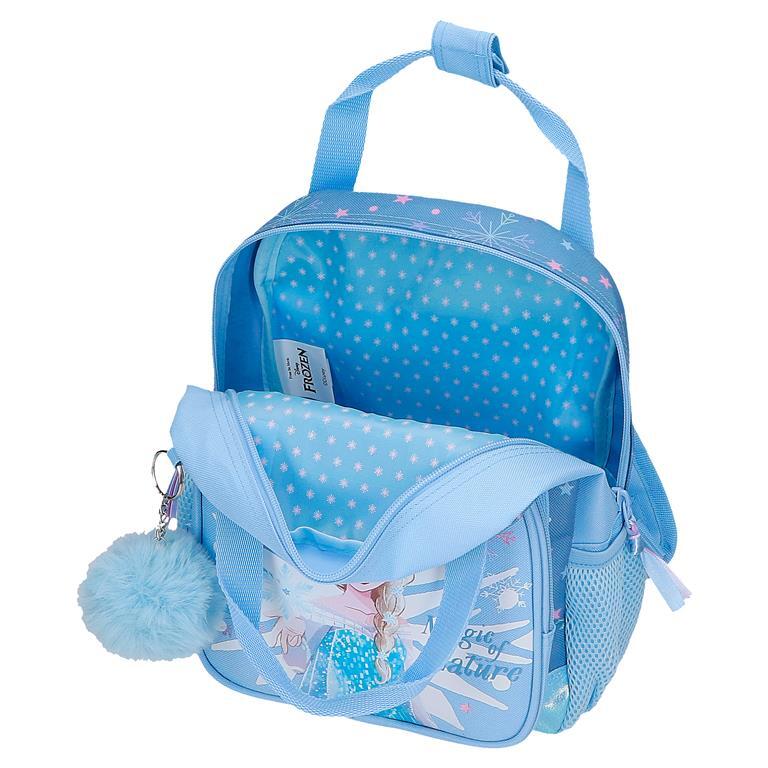 Mochila escolar Niña Disney  Frozen Magic ice  28 cm Azul