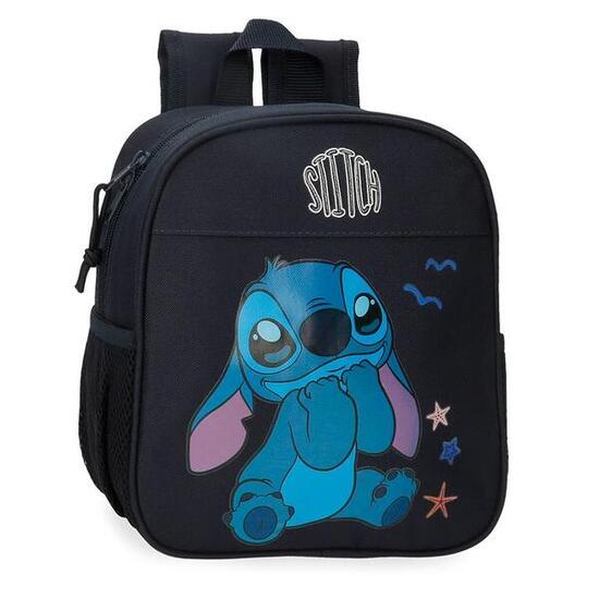 Zaino Scolastico Bambina Disney Stitch Excited 25 cm Nero