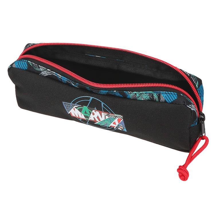 Estojo menino Marvel Shield 7cm Preto 4/6