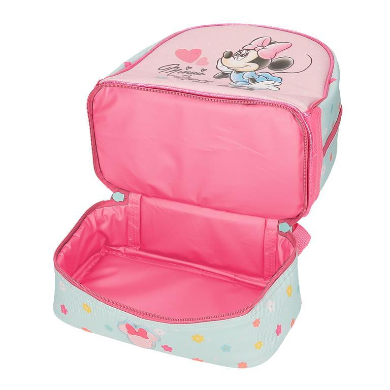 Mochila portamerienda Niña Disney Minnie Imagine  28 cm Rosa 5/6