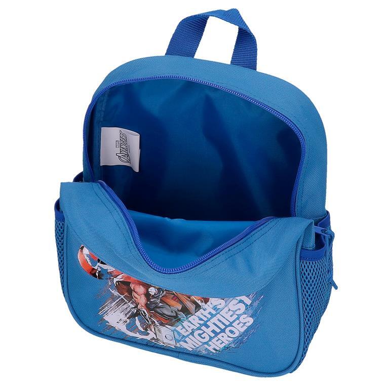 Mochila escolar Niño Marvel Avengers Heroes  25 cm Azul 4/6