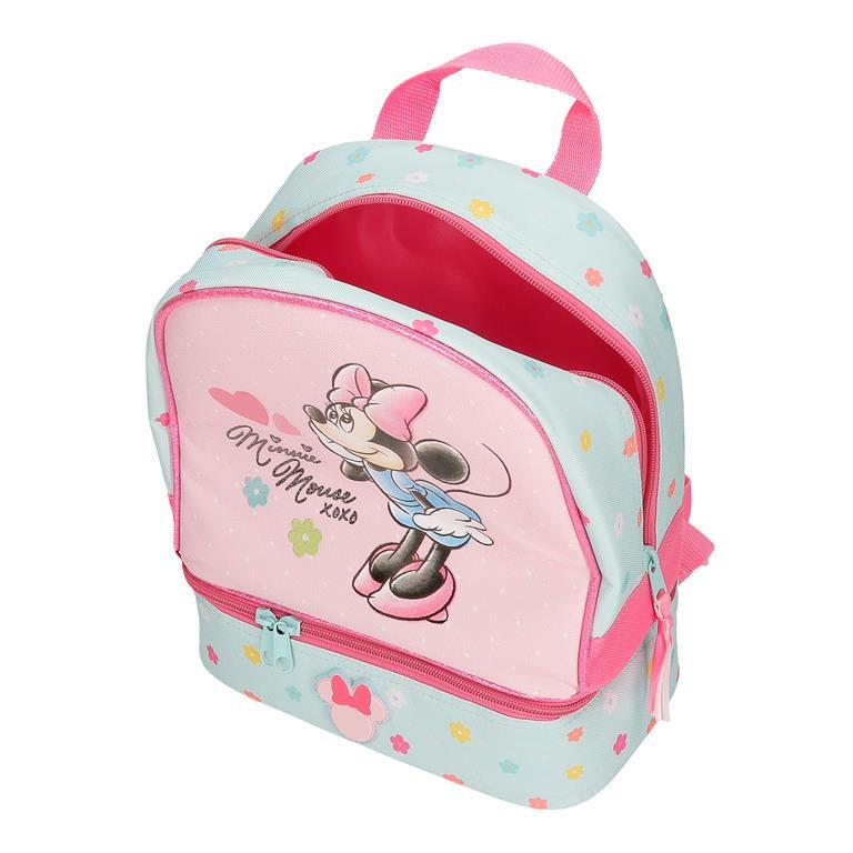 Mochila portamerienda Niña Disney Minnie Imagine  28 cm Rosa