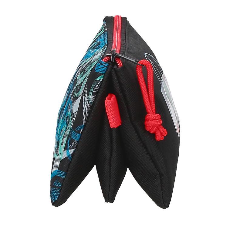 Estojo de três compartimentos menino Marvel Shield 12cm Preto 2/6
