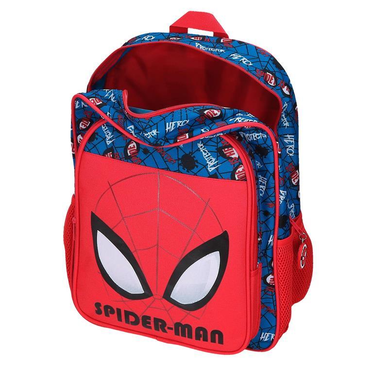Zaino Scolastico Bambino Marvel Spiderman Authentic con carrello 40 cm Rosso 4/6