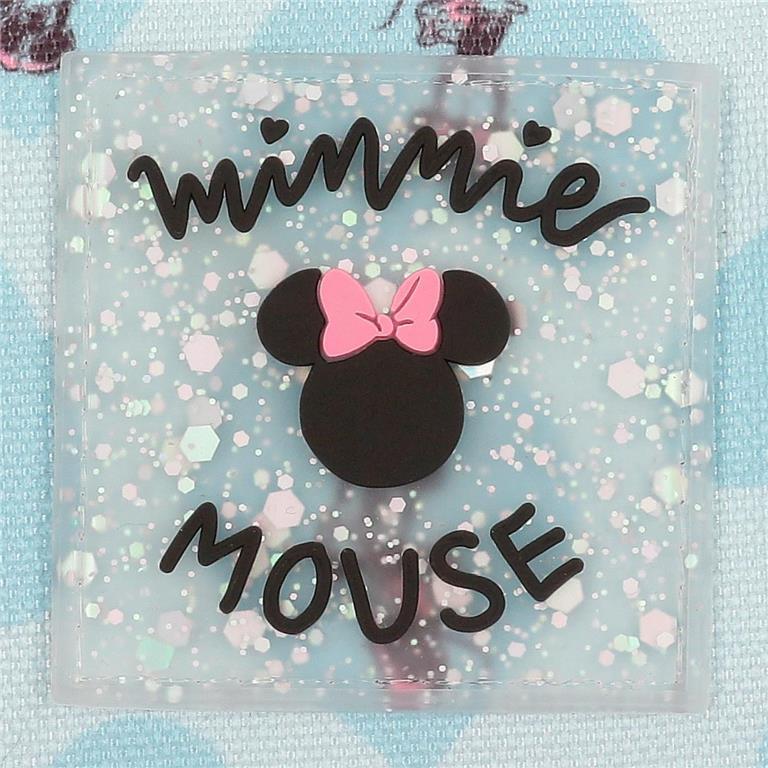 Trousse trois compartiments Fille Disney Minnie My happy place 12cm Bleu 4/5