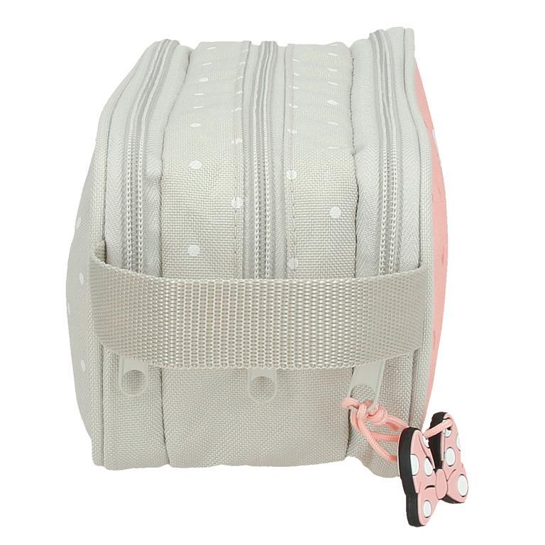 Estojo de três compartimentos Menina Disney Minnie Wild Nature 10cm Verde 2/6