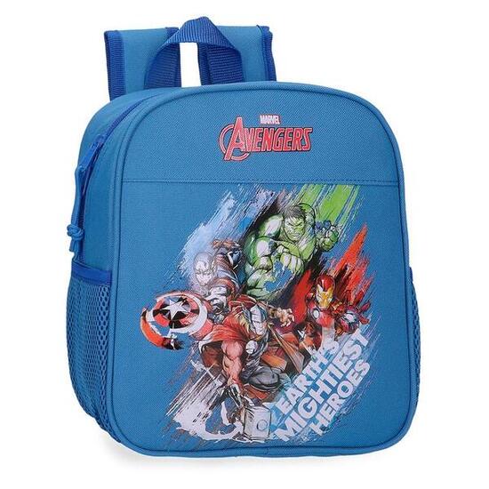 Mochila escolar Niño Marvel Avengers Heroes 25 cm Azul