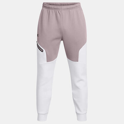 Pantalon Jogging Under Armour Homme Fleece UA Innarêtable Homme Blanc et Tetra