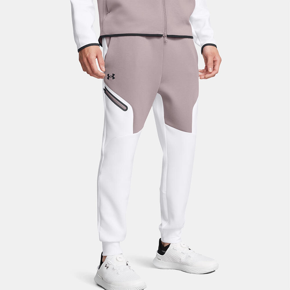 Pantalon Jogging Under Armour Homme Fleece UA Innarêtable Homme Blanc et Tetra 3/6