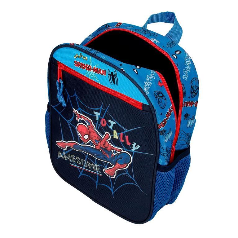 Mochila escolar Niño Marvel Spiderman Totally awesome  28 cm Azul