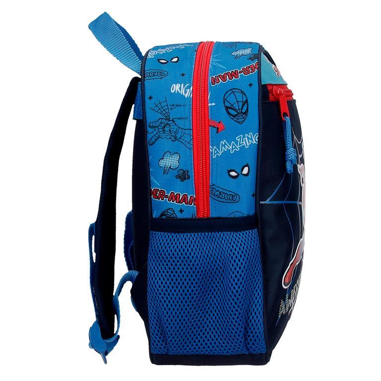 Mochila escolar Niño Marvel Spiderman Totally awesome  28 cm Azul