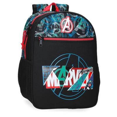 Mochila escolar Niño Marvel Shield 33 cm Negro