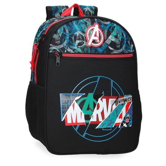 Mochila escolar Niño Marvel Shield 33 cm Negro