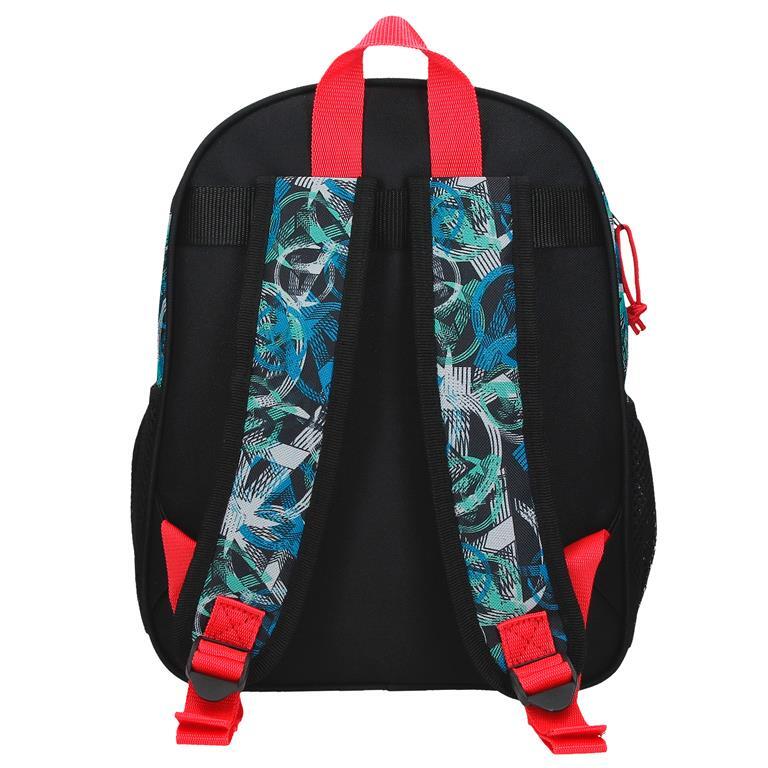 Mochila escolar menino Marvel Shield 33cm Preto 3/6