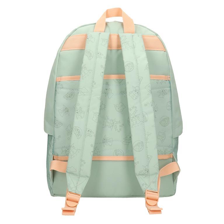 Sac à dos scolaire Unisexe Star wars Grogu 44cm Vert 3/6