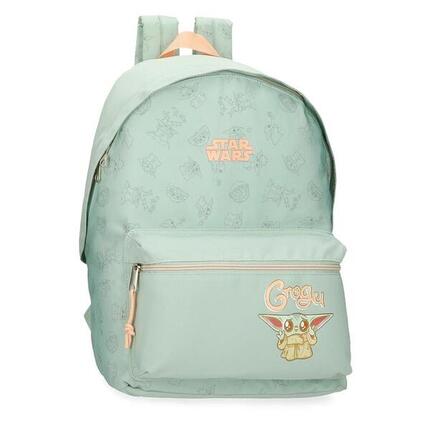 Mochila escolar Unisex Star wars Grogu 44 cm Verde