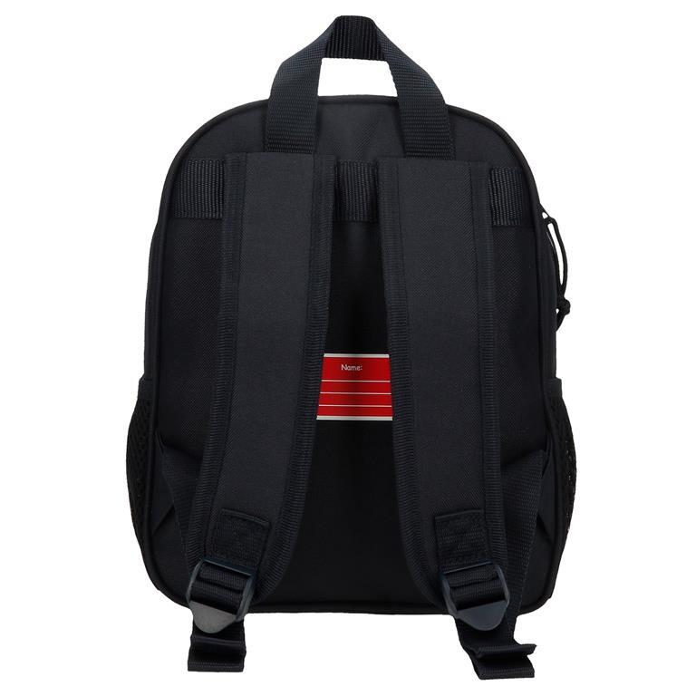 Mochila escolar menino Marvel Versus Spidey 28cm Preto 3/6