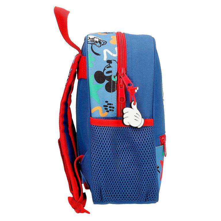 Mochila escolar menino Disney Mickey Peek a Boo 25cm Azul 2/6