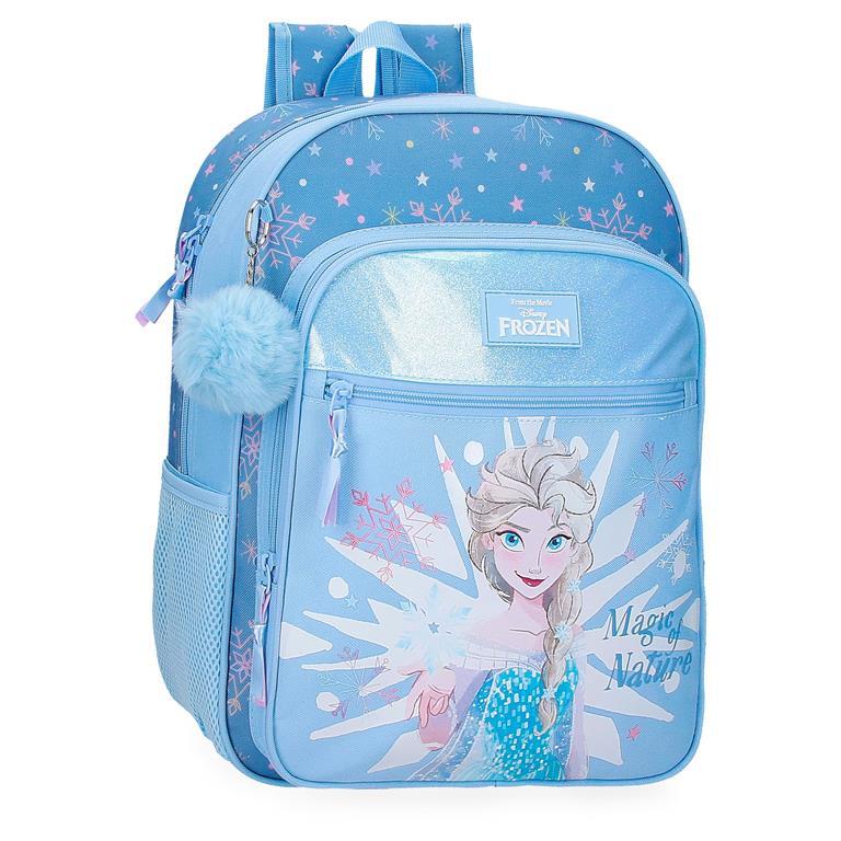 Mochila escolar Niña Disney  Frozen Magic ice  38 cm Azul