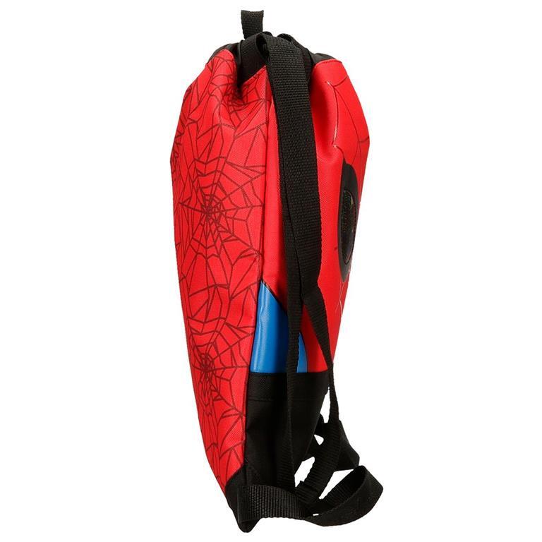 Mochila saco Niño Marvel Spiderman Protector  40 cm Rojo