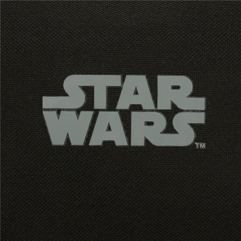 Estuche tres compartimentos Unisex  Star wars - R2D2  12 cm Negro 5/6