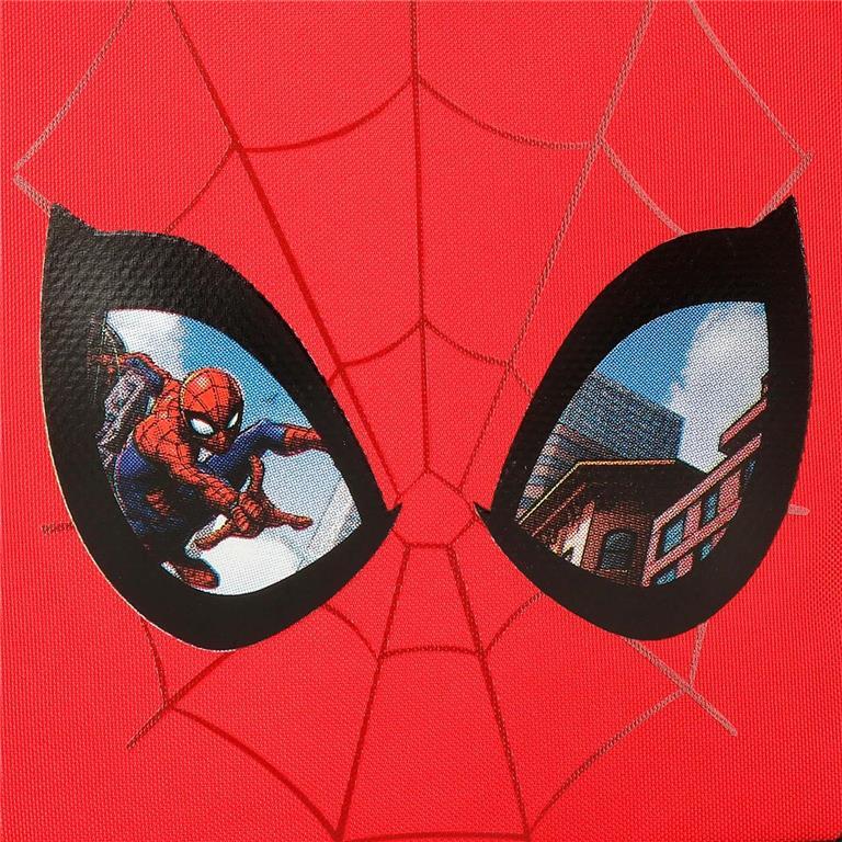 Estuche tres compartimentos Niño Marvel Spiderman Protector  12 cm Rojo