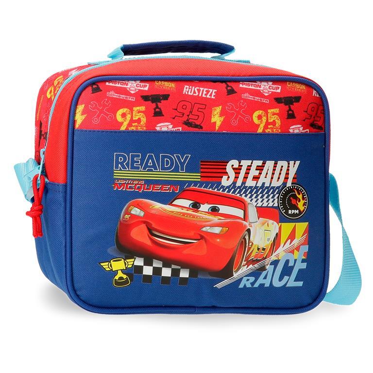 Neceser bandolera  Niño Disney Cars Lets race  21 cm Rojo