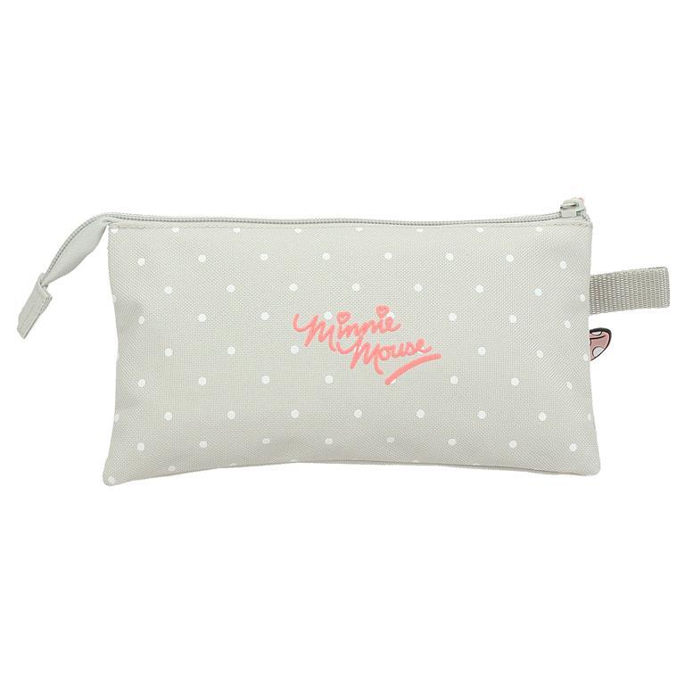 Estojo de três compartimentos Menina Disney Minnie Wild Nature 12cm Verde 3/6