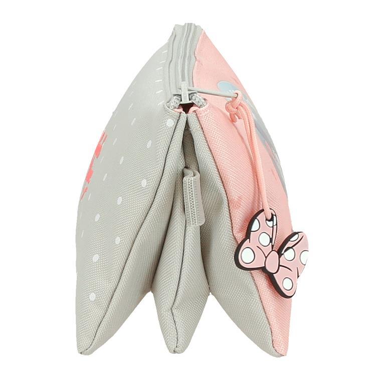 Estojo de três compartimentos Menina Disney Minnie Wild Nature 12cm Verde 2/6