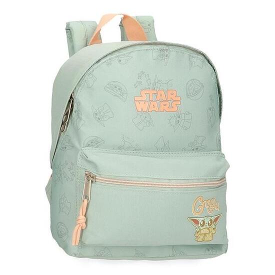 Mochila escolar Unisex Star wars Grogu 28 cm Verde