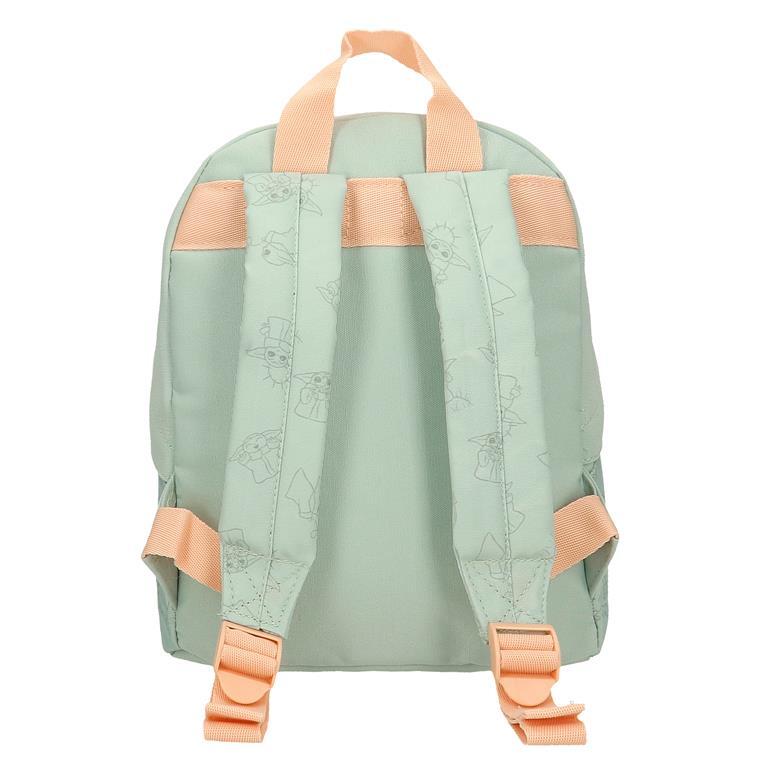 Sac à dos scolaire Unisexe Star wars Grogu 28cm Vert 3/6