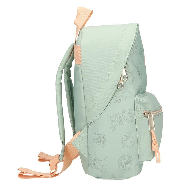 Sac à dos scolaire Unisexe Star wars Grogu 28cm Vert 2/6